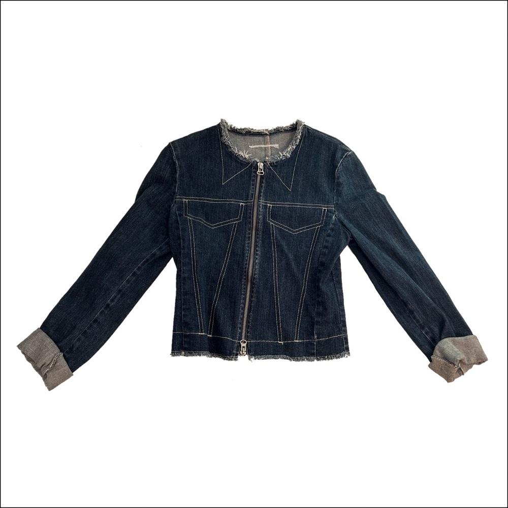 Vintage Dark Denim Jacket